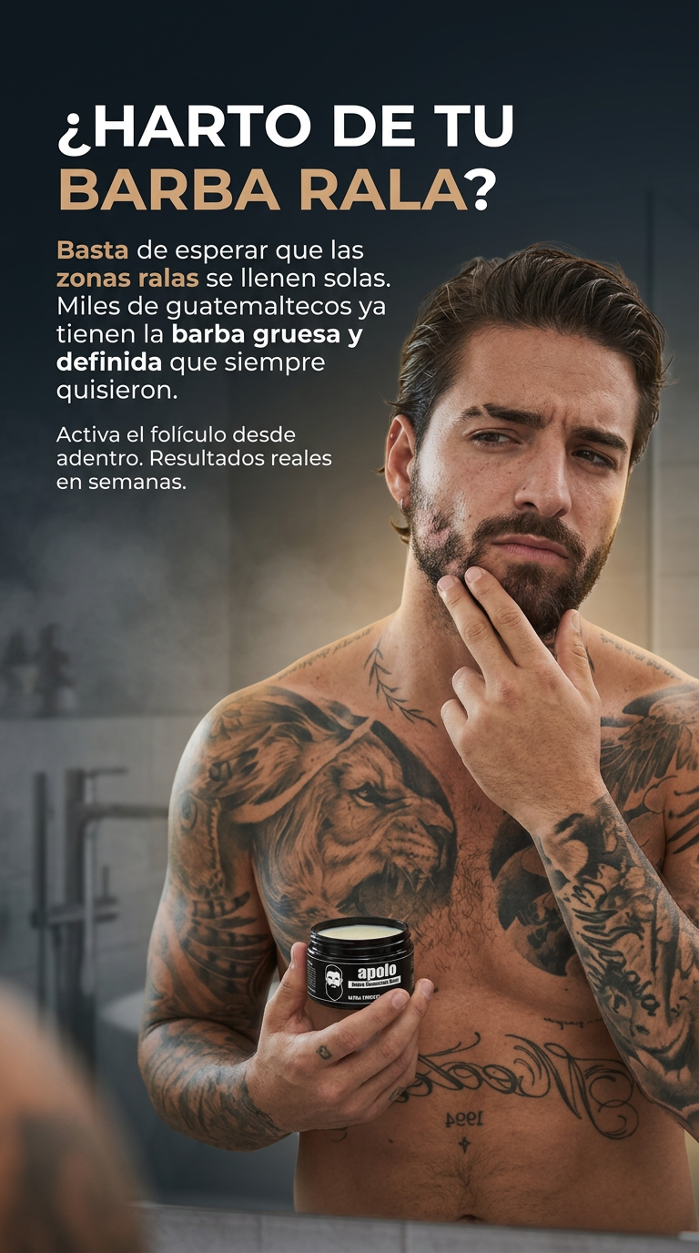 Estimulante De Barba Apolo Cosmetics