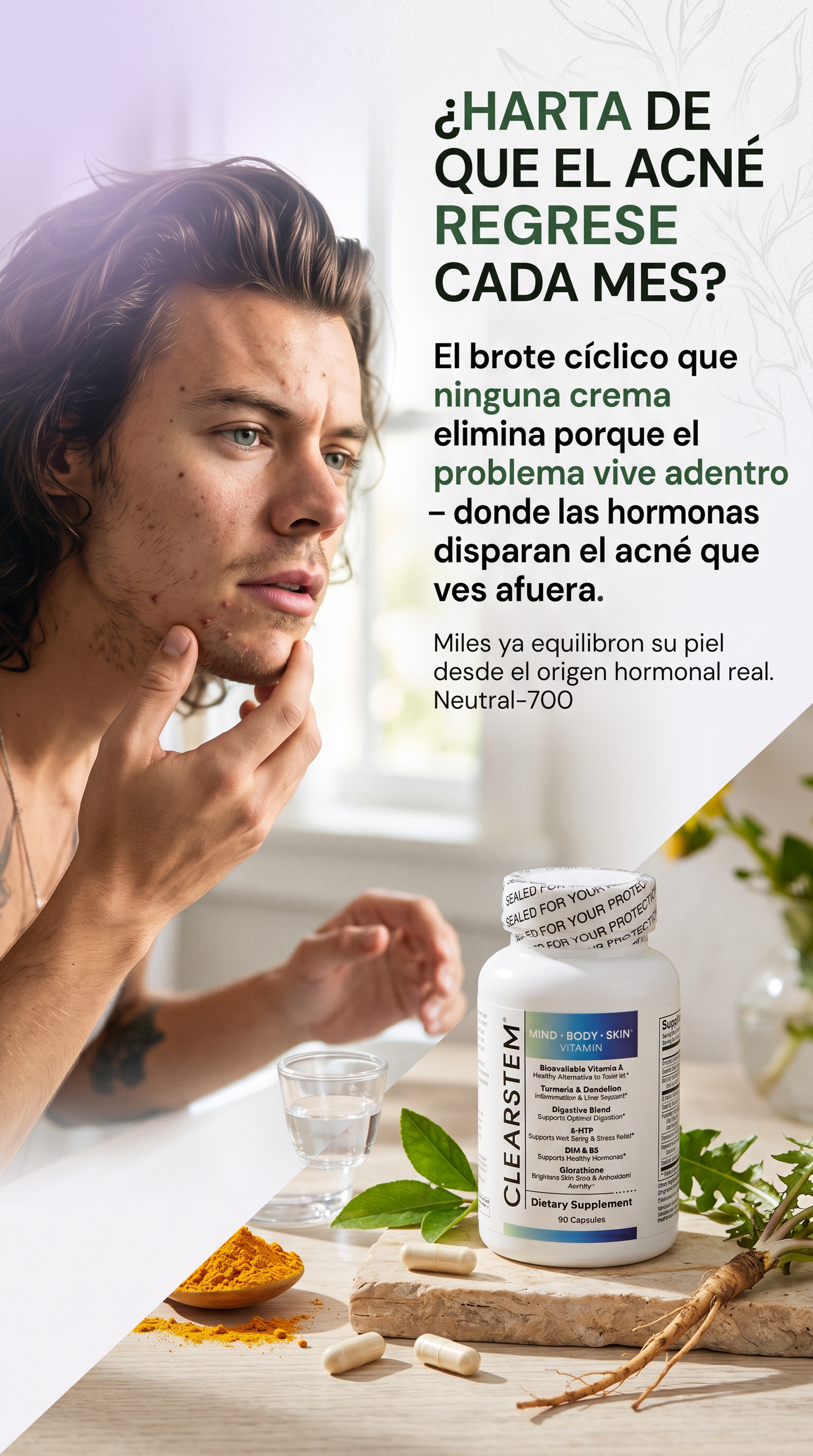 CLEARSTEM Cuida el acné desde adentro