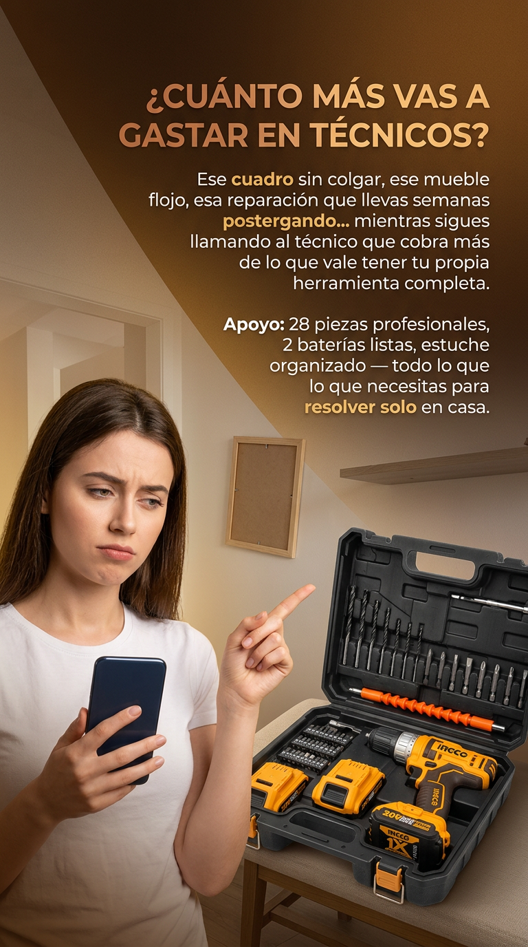 Barreno Portatil De 2 Baterias